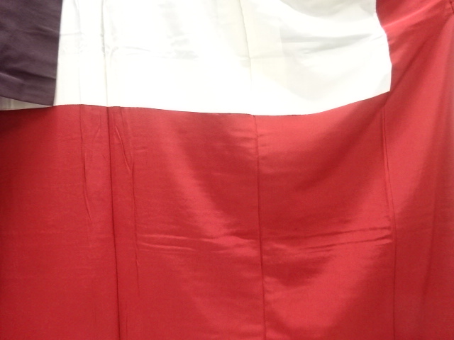  大正ロマン　変わり菱模様織り出しお召着物